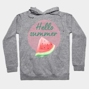 Hello Summer Watermelon Hoodie